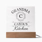 Grandma Carol's Kitchen - Square Acrylic Plaque