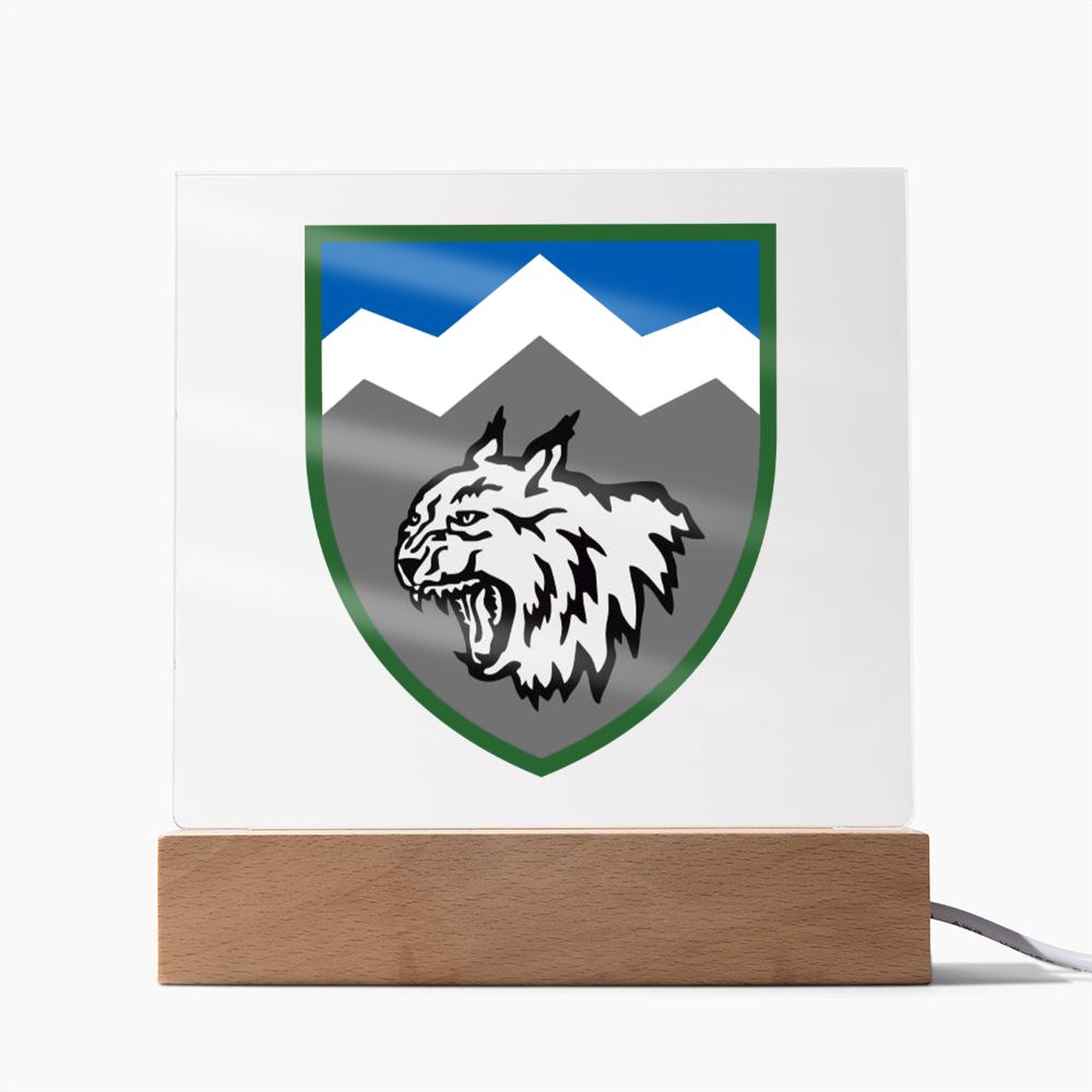 108th Mountain Assault Battalion (Ukraine) - Square Acrylic Plaque