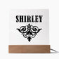 Shirley v01 - Square Acrylic Plaque