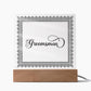Groomsman (Black) - Square Acrylic Plaque