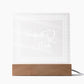 Godfather of the Bride (White) - Square Acrylic Plaque