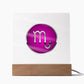 Zodiac Sign Scorpio v2 - Square Acrylic Plaque