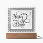 Sister of the Bride (Black) - Square Acrylic Plaque