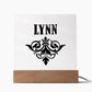 Lynn v01 - Square Acrylic Plaque