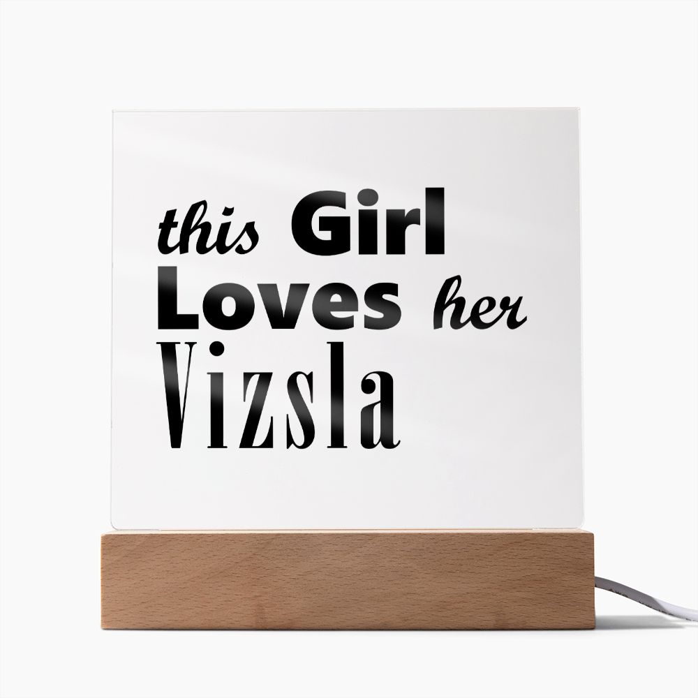 Vizsla - Square Acrylic Plaque