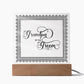 Grandpa of the Groom (Black) - Square Acrylic Plaque