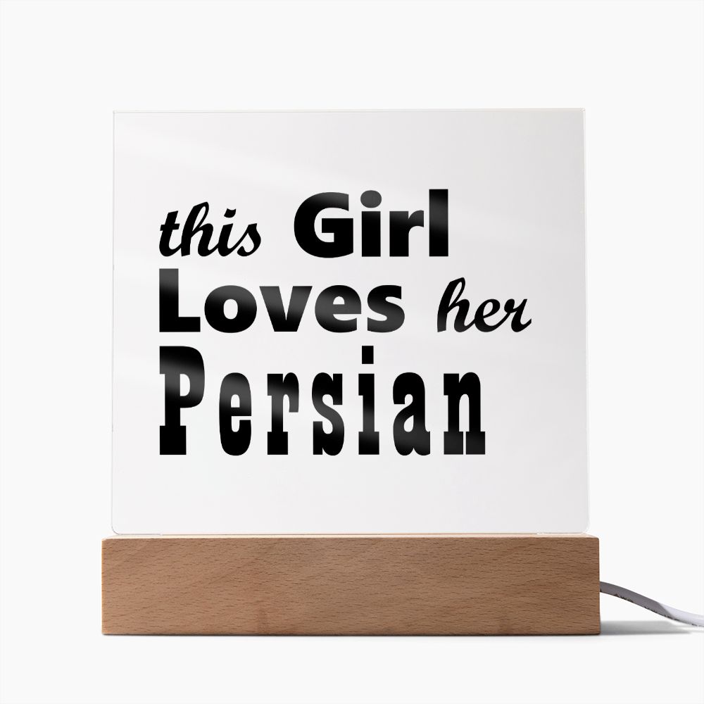Persian - Square Acrylic Plaque