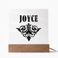 Joyce v01 - Square Acrylic Plaque