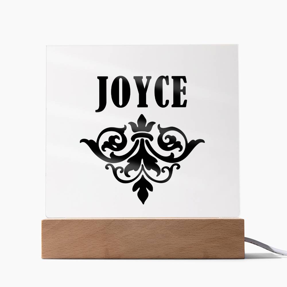 Joyce v01 - Square Acrylic Plaque