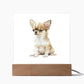 Dog Lover Collection (Watercolor) 05 - Square Acrylic Plaque