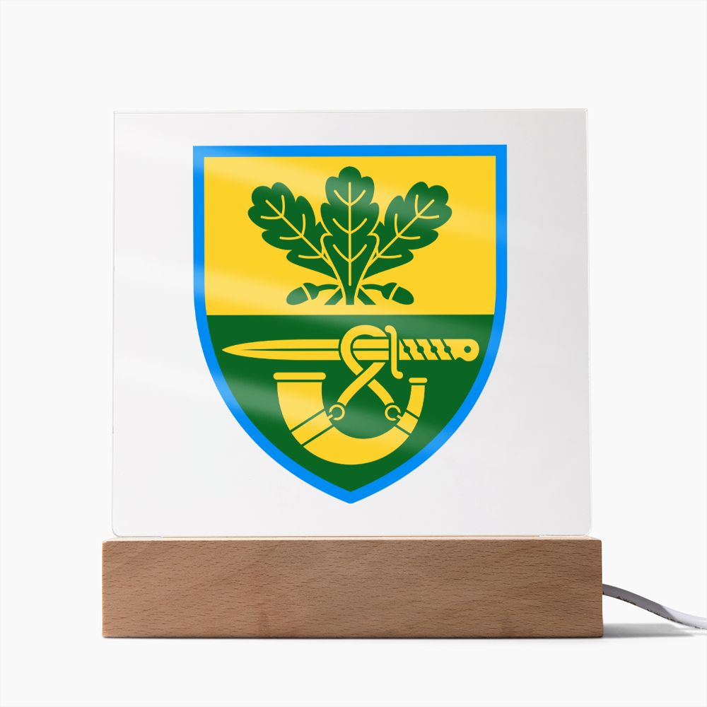 61st Jager Infantry Brigade (Ukraine) - Square Acrylic Plaque