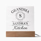 Grandma Sandra's Kitchen - Square Acrylic Plaque