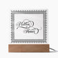 Matron of Honor (Black) - Square Acrylic Plaque