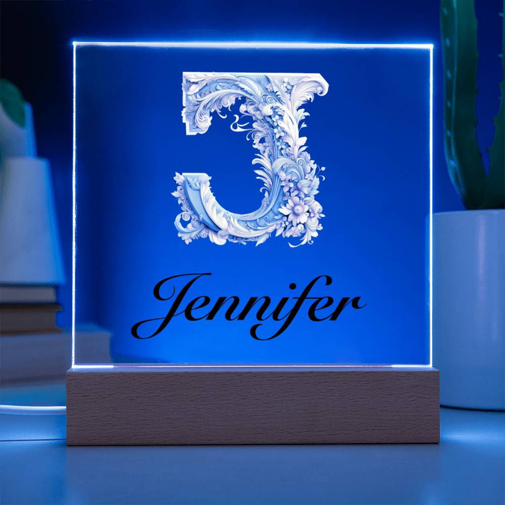 Jennifer 01 - Square Acrylic Plaque