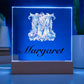 Margaret 01 - Square Acrylic Plaque