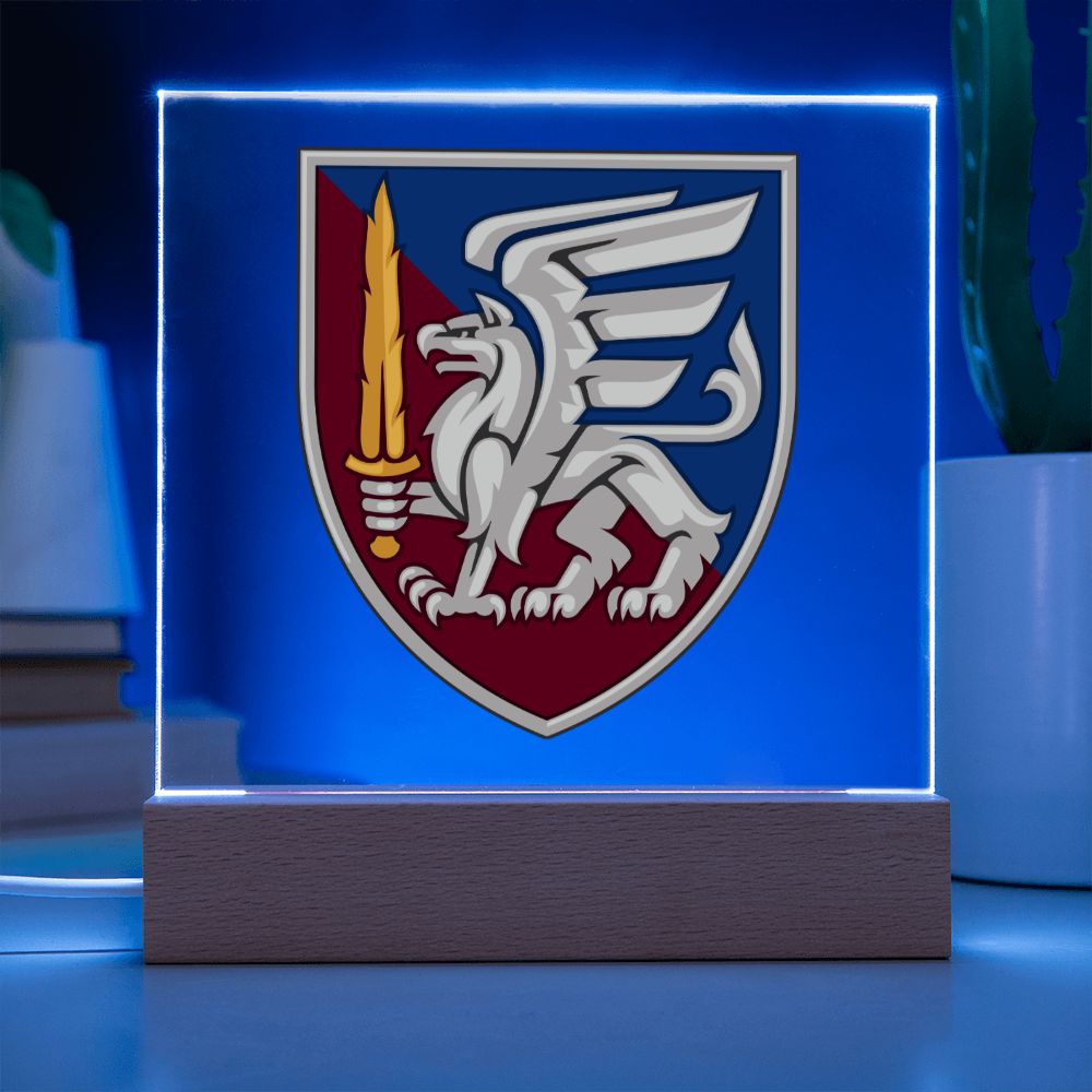 81st Airmobile Brigade (Ukraine) - Square Acrylic Plaque