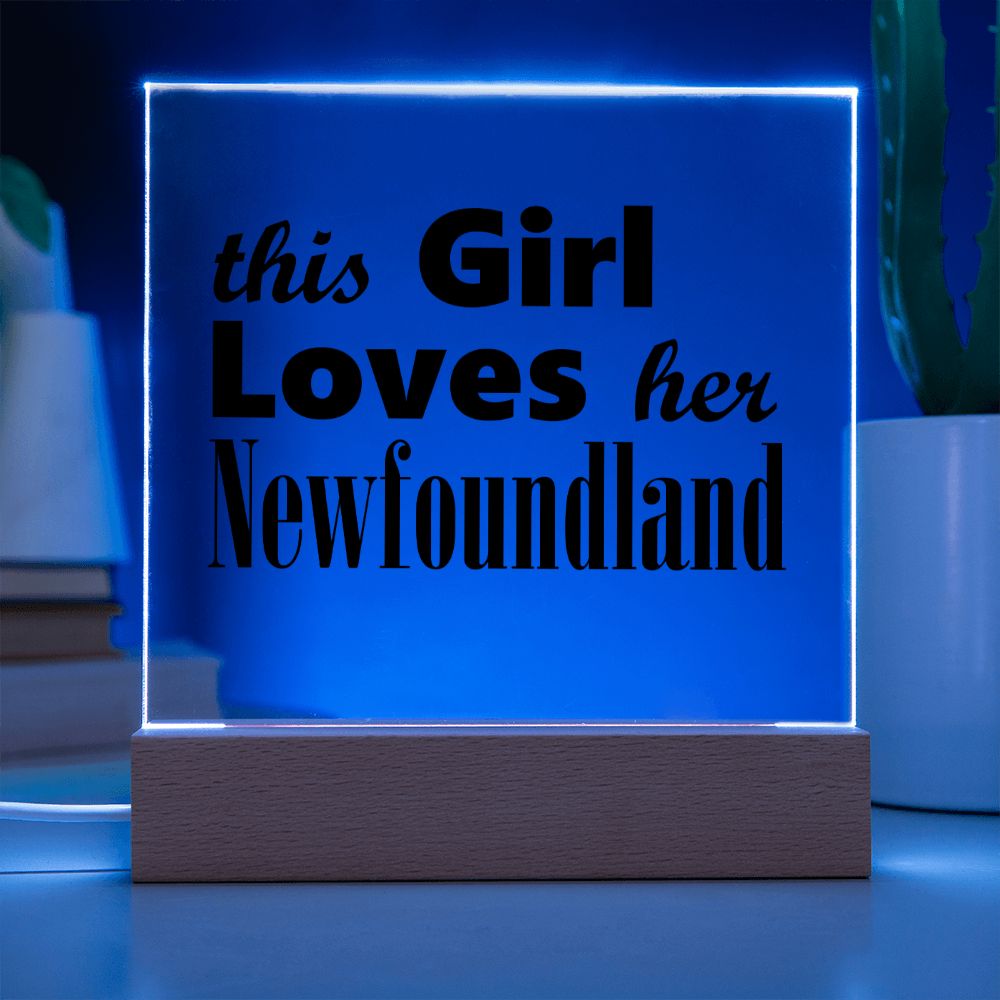 Newfoundland - Square Acrylic Plaque
