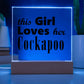 Cockapoo - Square Acrylic Plaque