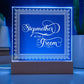 Stepmother of the Groom (White) - Square Acrylic Plaque