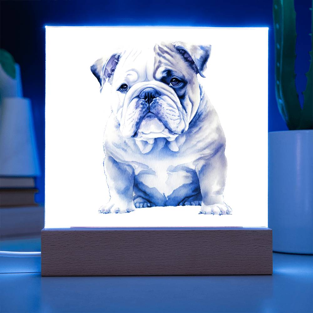 Dog Lover Collection (Watercolor) 09 - Square Acrylic Plaque