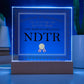 World's Greatest NDTR - Square Acrylic Plaque