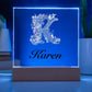 Karen 01 - Square Acrylic Plaque
