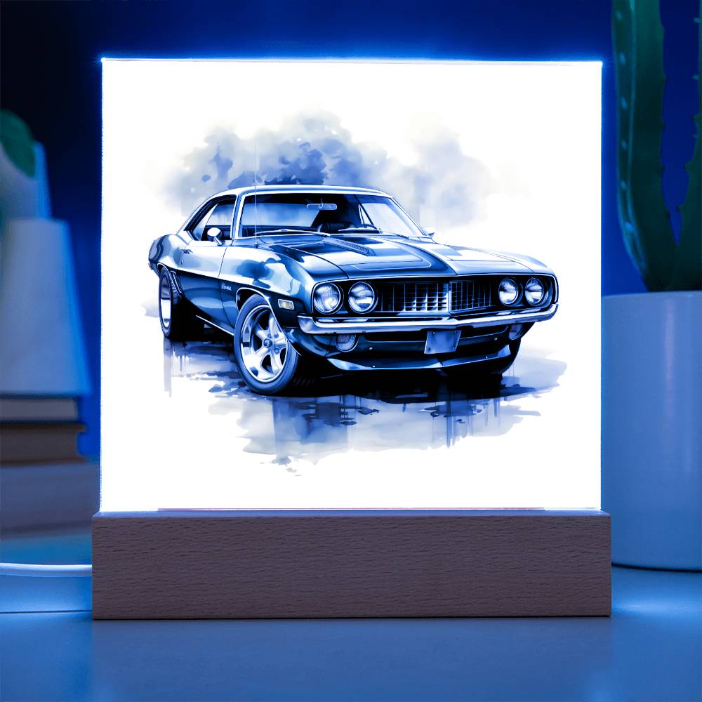 Muscle Car 13 - Square Acrylic Plaque
