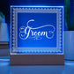 Groom (White) - Square Acrylic Plaque