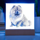 Dog Lover Collection (Watercolor) 06 - Square Acrylic Plaque
