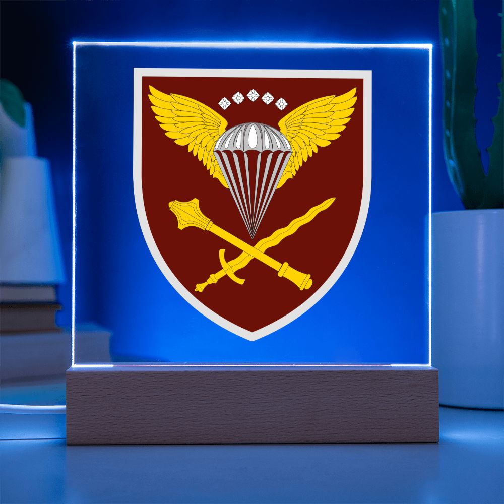 Air Assault Forces Command (Ukraine) - Square Acrylic Plaque