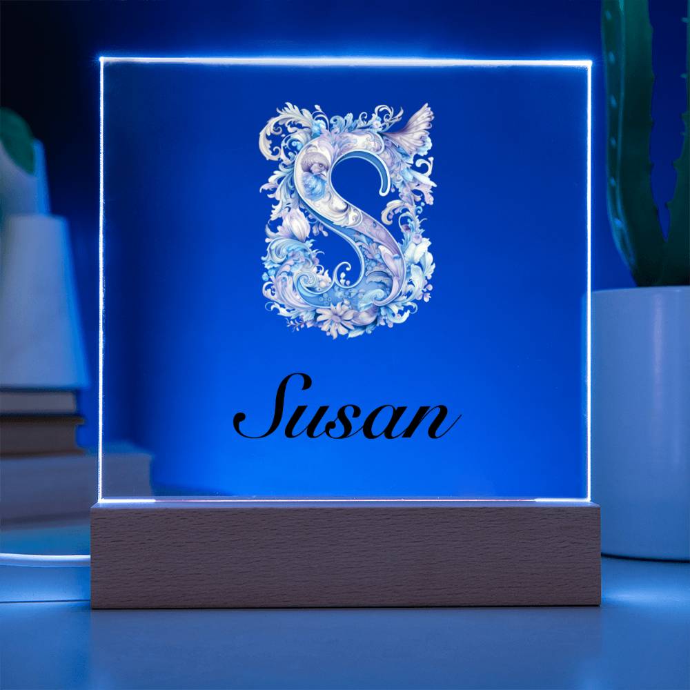 Susan 01 - Square Acrylic Plaque