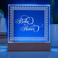 Babe of Honor (White) - Square Acrylic Plaque