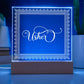 Usher (White) - Square Acrylic Plaque