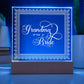 Grandma of the Bride (White) - Square Acrylic Plaque