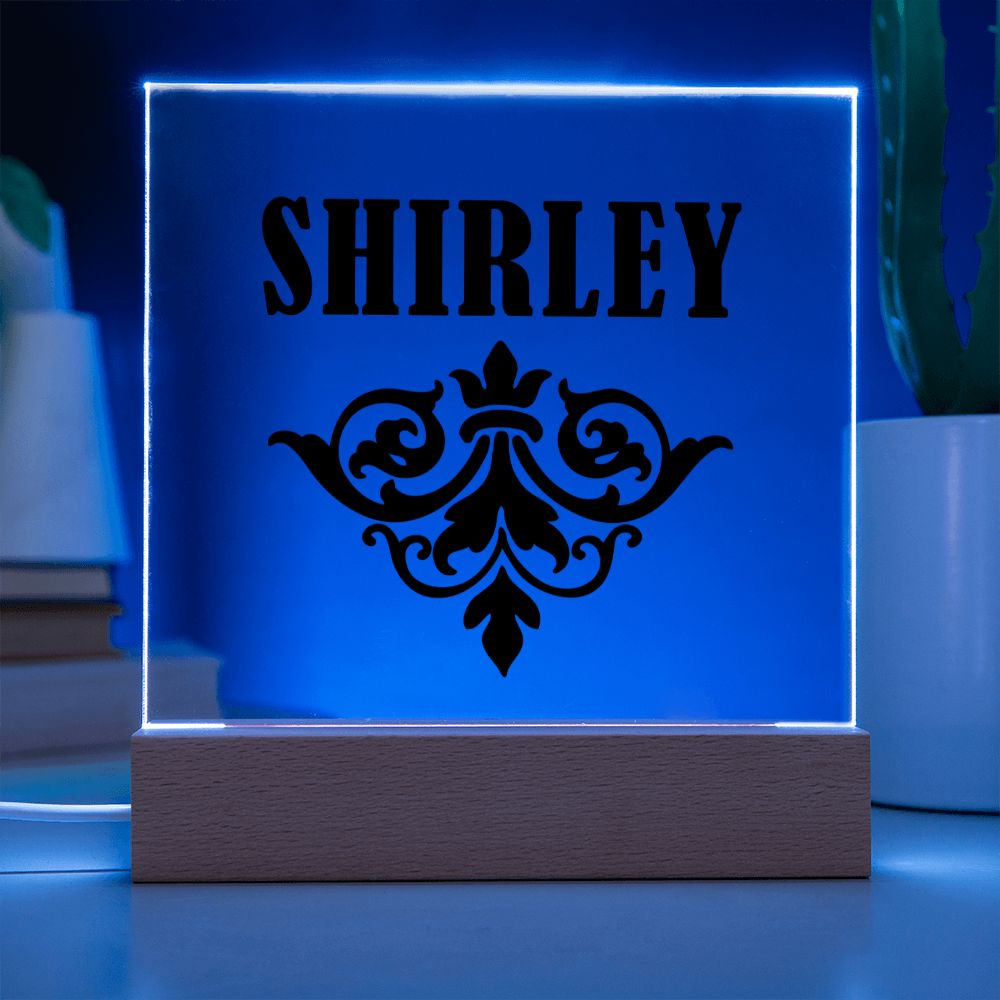 Shirley v01 - Square Acrylic Plaque