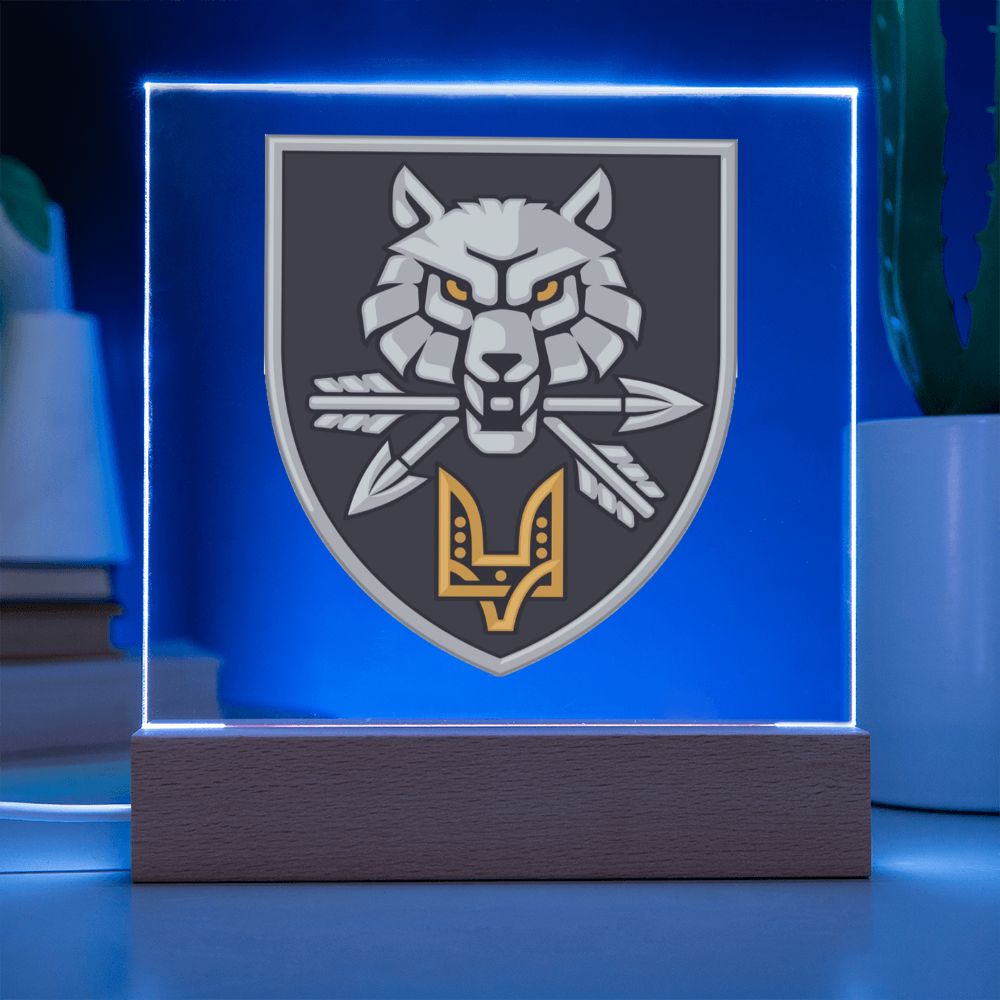 Special Operations Forces Command (Ukraine) - Square Acrylic Plaque