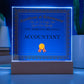 World's Greatest Accountant - Square Acrylic Plaque