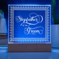 Stepfather of the Groom (White) - Square Acrylic Plaque