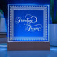 Grandpa of the Groom (White) - Square Acrylic Plaque