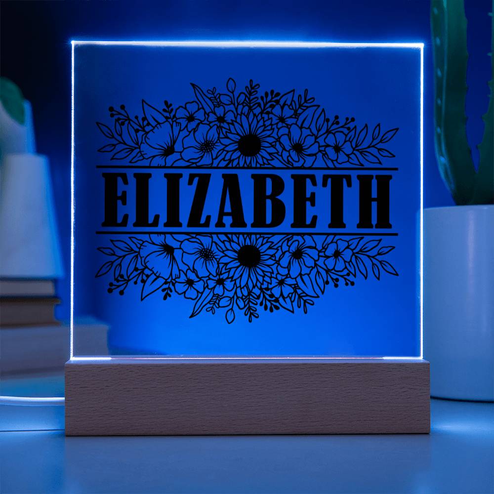 Elizabeth v2 - Square Acrylic Plaque