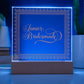 Junior Bridesmade (Rose) - Square Acrylic Plaque