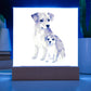 Dog Mom (Watercolor) 04 - Square Acrylic Plaque