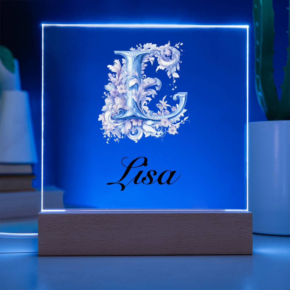 Lisa 01 - Square Acrylic Plaque