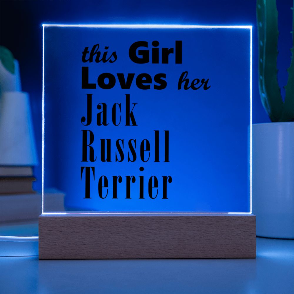 Jack Russell Terrier - Square Acrylic Plaque