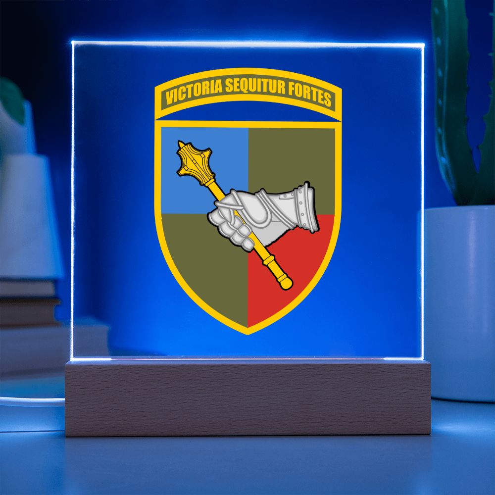 Ground Forces Command (Ukraine) - Square Acrylic Plaque