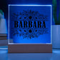 Barbara v2 - Square Acrylic Plaque