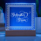 Godmother of the Groom (White) - Square Acrylic Plaque