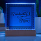 Grandmother of the Groom (Black) - Square Acrylic Plaque