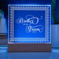 Brother of the Groom (White) - Square Acrylic Plaque