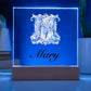 Mary 01 - Square Acrylic Plaque